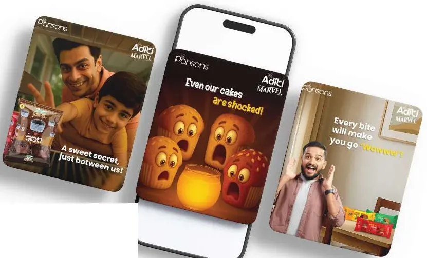 Aditi Marvel influencer and product campaign creatives