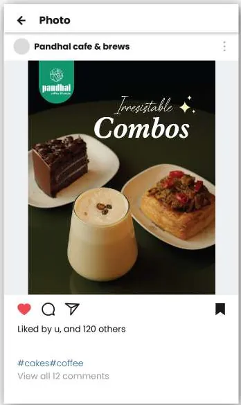 Pandhal Coffee & Brews campaign creatives
