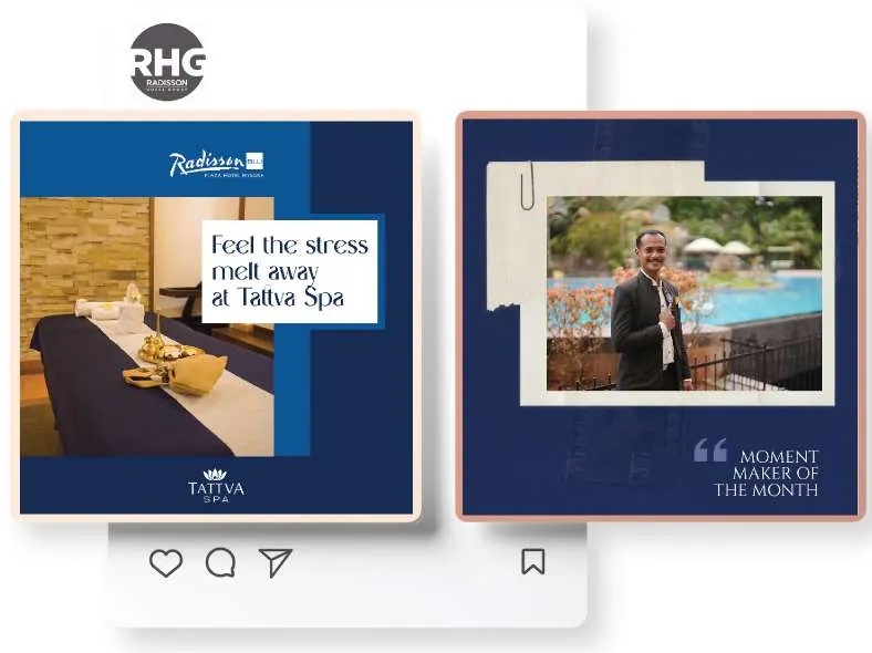 Radisson Blu Mysore campaign creatives